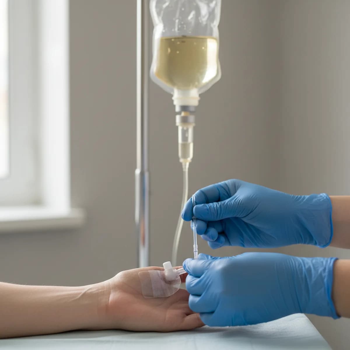 Vitamin-B12-Infusion bei Resorptionsstörungen
